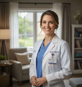 Sarah friendly elder care staff